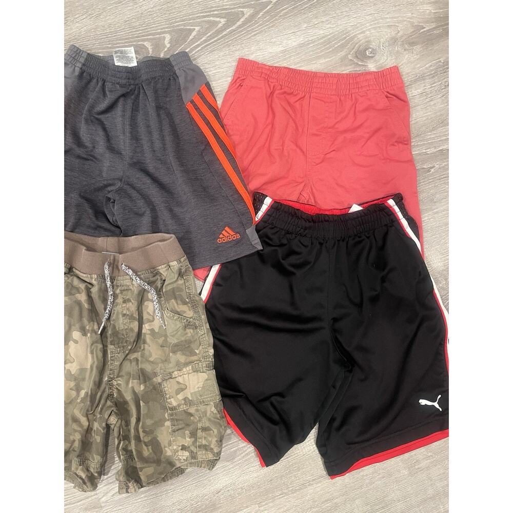 Lucky brand/ JK / Puma / Adidas bundle of 4 boys shorts Sz. 6/7 NWOT